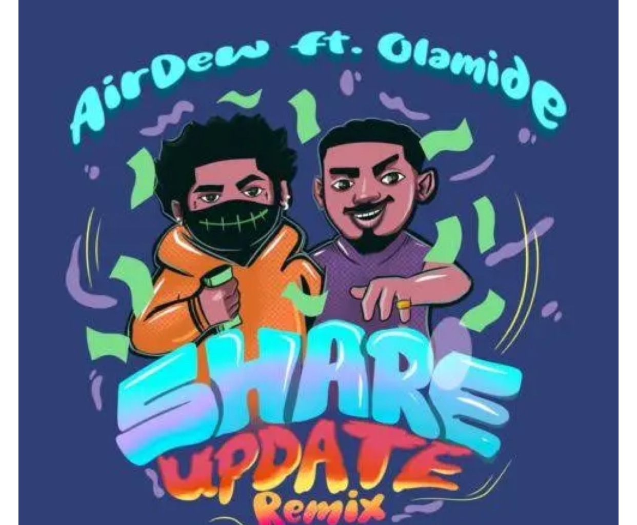 Airdew Ft. Olamide – Share Update (Remix)